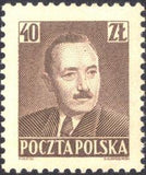 Poland 1950 Boleslaw Bierut - Values in Zloty-Stamps-Poland-StampPhenom