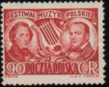 Poland 1951 Festival of Polish Music-Stamps-Poland-StampPhenom