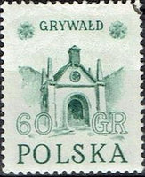 Poland 1952 Historic Buildings in Pieniny-Stamps-Poland-StampPhenom