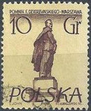 Poland 1955 Warsaw Statues-Stamps-Poland-StampPhenom