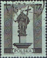 Poland 1955 Warsaw Statues-Stamps-Poland-StampPhenom