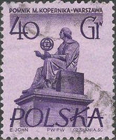 Poland 1955 Warsaw Statues-Stamps-Poland-StampPhenom