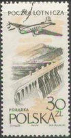 Poland 1957 - 1958 Airplane over Towns and Landscapes-Stamps-Poland-StampPhenom