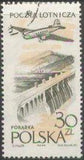 Poland 1957 - 1958 Airplane over Towns and Landscapes-Stamps-Poland-StampPhenom