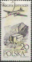 Poland 1957 - 1958 Airplane over Towns and Landscapes-Stamps-Poland-StampPhenom