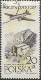 Poland 1957 - 1958 Airplane over Towns and Landscapes-Stamps-Poland-StampPhenom