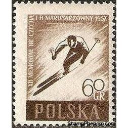 Poland 1957 Bronislaw Czech & Hanna Marusarzowna (Skiers) Death Anniversary