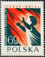 Poland 1957 Fire Brigade-Stamps-Poland-StampPhenom