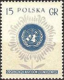 Poland 1957 U.N.O. Commemoration-Stamps-Poland-StampPhenom