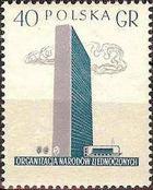 Poland 1957 U.N.O. Commemoration-Stamps-Poland-StampPhenom