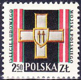 Poland 1958 The 15th Anniversary of Polish People's Army-Stamps-Poland-StampPhenom