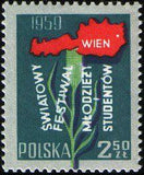Poland 1959 7th World Youth Festival in Vienna-Stamps-Poland-StampPhenom