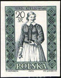 Poland 1959 Folk Costumes-Stamps-Poland-StampPhenom