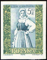 Poland 1959 Folk Costumes-Stamps-Poland-StampPhenom