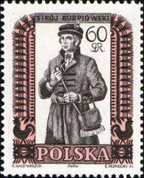 Poland 1959 Folk Costumes-Stamps-Poland-StampPhenom