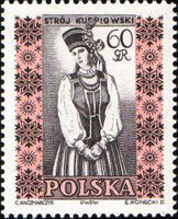 Poland 1959 Folk Costumes-Stamps-Poland-StampPhenom