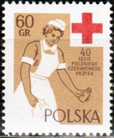 Poland 1959 The 40th Anniversary of the Polish Red Cross-Stamps-Poland-StampPhenom