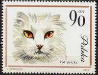 Poland 1964 Pet Cats-Stamps-Poland-StampPhenom