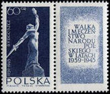 Poland 1964 Struggle and Martyrdom of the Polish People in the Years 1939-1945-Stamps-Poland-StampPhenom