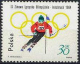 Poland 1964 Winter Olympics-Stamps-Poland-StampPhenom