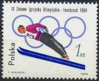 Poland 1964 Winter Olympics-Stamps-Poland-StampPhenom