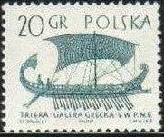 Poland 1965 Sailboats II-Stamps-Poland-StampPhenom