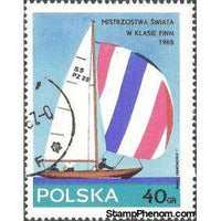 Poland 1965 World Finn Class Sailing Championship-Stamps-Poland-StampPhenom