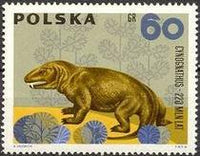 Poland 1966 Prehistoric Creatures-Stamps-Poland-StampPhenom