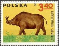 Poland 1966 Prehistoric Creatures-Stamps-Poland-StampPhenom