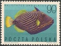 Poland 1967 Tropical Marine Fish-Stamps-Poland-StampPhenom