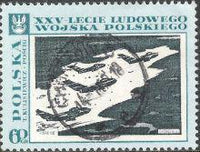 Poland 1968 Polish People's Army, 25th Anniversary-Stamps-Poland-StampPhenom