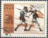 Poland 1968 Summer Olympic Games-Stamps-Poland-StampPhenom