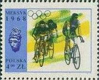 Poland 1968 Summer Olympic Games-Stamps-Poland-StampPhenom