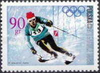 Poland 1968 Winter Olympic Games-Stamps-Poland-StampPhenom