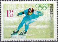 Poland 1968 Winter Olympic Games-Stamps-Poland-StampPhenom