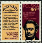 Poland 1972 Proletariat Party 90th anniversary