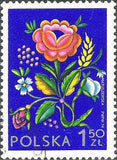 Poland 1974 Philatelic Exhibition Socphilex IV - Flowers-Stamps-Poland-StampPhenom