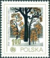 Poland 1978 Protection of Nature - Trees-Stamps-Poland-StampPhenom