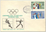 Poland 1980 Olympic Games-Stamps-Poland-StampPhenom