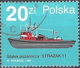 Poland 1988 Fire Extinguising Boats-Stamps-Poland-StampPhenom