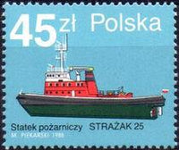 Poland 1988 Fire Extinguising Boats-Stamps-Poland-StampPhenom