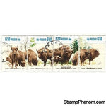 Poland Bisons , 4 stamps-Stamps-Poland-StampPhenom