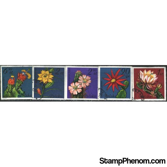 Poland Flowers , 5 stamps