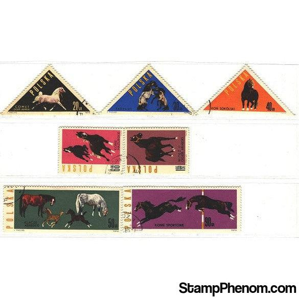 Poland Horses , 7 stamps