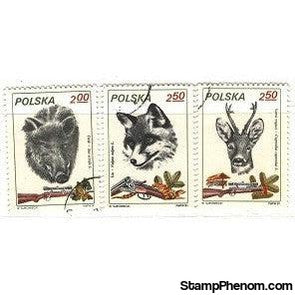 Poland Lot 1 Animals , 3 stamps-Stamps-Poland-StampPhenom