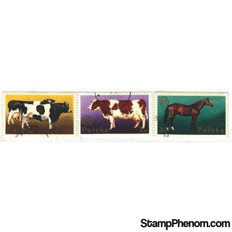 Poland Lot 4 Animals , 3 stamps