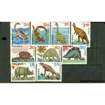 Poland Dinosaurs , 9 stamps