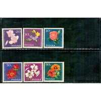 Poland Flowers Lot 5 , 6 stamps