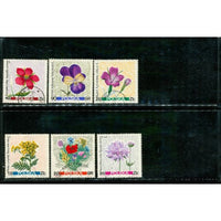 Poland Flowers , 6 stamps