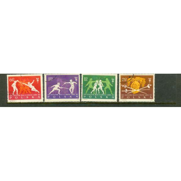 Poland Fencing , 4 stamps